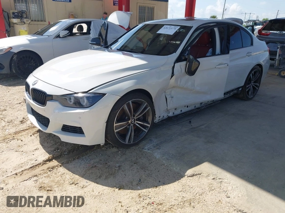 2015 BMW 3 Series 335i with VIN WBA3A9C57FK472521, listed as a IAAI auction lot 42672174 with Not provided miles and . Bid and sale history available at DreamBid. Image 2.