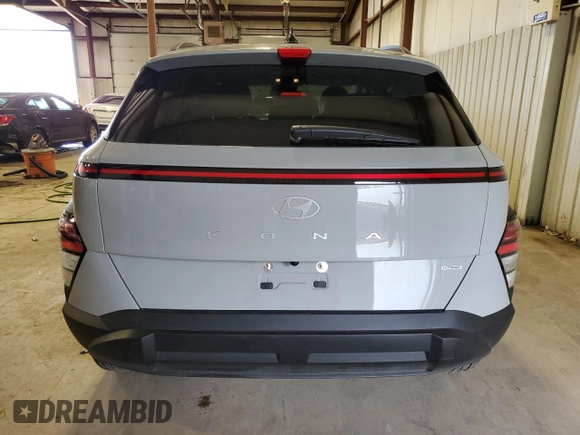 2024 Hyundai Kona SEL with VIN KM8HBCAB9RU087848, listed as a Copart auction lot 67961344 with 5,127 mi miles and Salvage Title. Bid and sale history available at carsss.com. Image 6.