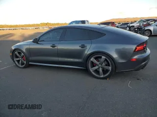 2018 Audi S7 Prestige with VIN WAU2FAFC4JN004777, listed as a Copart auction lot 41673215 with 53,221 mi miles and Salvage Title. Bid and sale history available at carsss.com. Image 2.