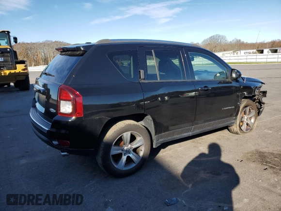 2016 Jeep Compass High Altitude Edition with VIN 1C4NJDEB3GD775853, listed as a Copart auction lot 66526822 with 89,295 mi miles. Bid and sale history available at carsss.com. Image 3.