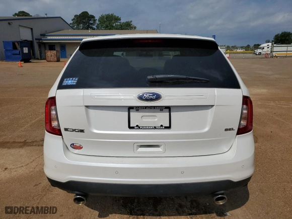 2014 Ford Edge SEL with VIN 2FMDK3JCXEBB64122, listed as a Copart auction lot 53731045 with 114,769 mi miles and Salvage Title. Bid and sale history available at carsss.com. Image 6.