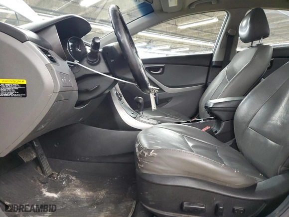 2013 Hyundai Elantra GLS with VIN 5NPDH4AE0DH411385, listed as a Copart auction lot 46824195 with 156,483 mi miles and Salvage Title. Bid and sale history available at carsss.com. Image 7.