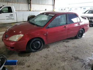 2004 Mitsubishi Lancer ES with VIN JA3AJ26E04U011285, listed as a Copart auction lot 76824724 with 196,334 mi miles and Salvage Title. Bid and sale history available at carsss.com. Image 1.