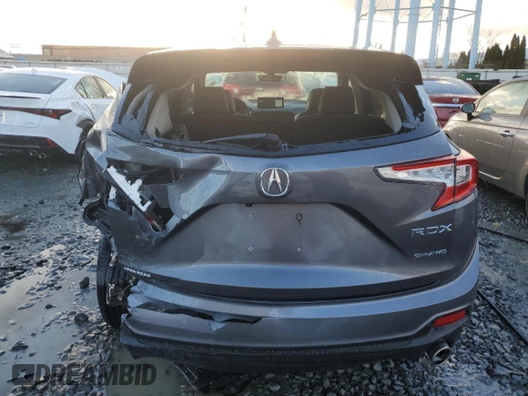 2021 Acura RDX w/Technology Package with VIN 5J8TC2H5XML002523, listed as a Copart auction lot 38332294 with 9,248 mi miles. Bid and sale history available at carsss.com. Image 6.