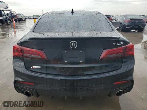 2020 Acura TLX w/A-Spec Pkg with VIN 19UUB1F69LA008367, listed as a Copart auction lot 49855775 with 94,649 mi miles and Salvage title. Bid and sale history available at DreamBid. Image 6.