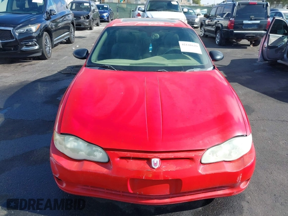 2004 Chevrolet Monte Carlo SS with VIN 2G1WX12K449336670, listed as a IAAI auction lot 42141629 with 100,681 mi miles. Bid and sale history available at carsss.com. Image 12.