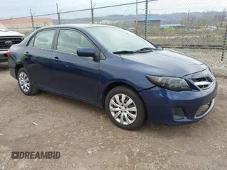 2013 Toyota Corolla L with VIN 2T1BU4EE7DC001683, listed as a IAAI auction lot 42027430 with 138,324 mi miles. Bid and sale history available at carsss.com. Image 1.