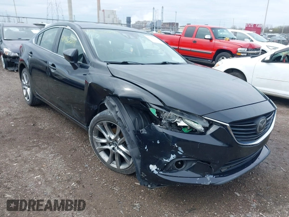 2014 Mazda 6 i Grand Touring with VIN JM1GJ1W62E1157897, listed as a IAAI auction lot 41952291 with 161,255 mi miles. Bid and sale history available at carsss.com. Image 6.