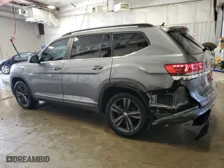 2021 Volkswagen Atlas 3.6L V6 SE w/Technology R-Line with VIN 1V2RR2CA1MC533071, listed as a Copart auction lot 48988215 with 78,881 mi miles and Salvage Title. Bid and sale history available at carsss.com. Image 2.
