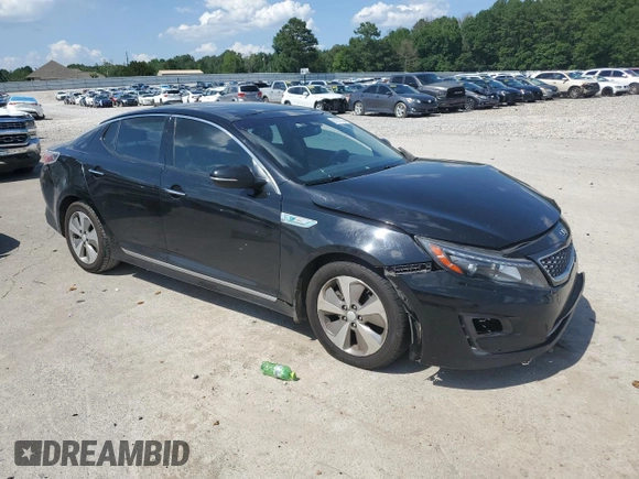 2014 Kia Optima Hybrid EX with VIN KNAGN4AD5E5064308, listed as a Copart auction lot 60275534 with 0 mi miles and Salvage Title. Bid and sale history available at carsss.com. Image 4.