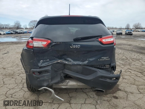 2018 Jeep Cherokee Limited z VIN 1C4PJMDXXJD617037, wystawiony jako Copart lot #48862135 z przebiegiem 116 353 mil mil oraz Szkoda całkowita • Salvage title. Historia ofert i sprzedaży dostępna na DreamBid. Obrazek 6.