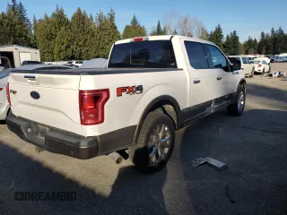 2015 Ford F-150 XLT with VIN 1FTEW1EG1FFC61935, listed as a Copart auction lot 52532645 with 127,798 mi miles and Salvage Title. Bid and sale history available at carsss.com. Image 3.