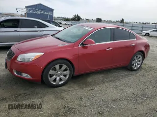 2012 Buick Regal Turbo Premium 1 with VIN 2G4GS5EV4C9202713, listed as a Copart auction lot 49727805 with 146,393 mi miles and Salvage Title. Bid and sale history available at carsss.com. Image 1.