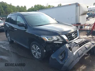 2017 Nissan Pathfinder Platinum with VIN 5N1DR2MM7HC639367, listed as a IAAI auction lot 42731415 with 89,673 mi miles and . Bid and sale history available at DreamBid. Image 1.
