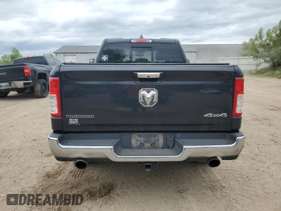 2020 Ram 1500 Big Horn with VIN 1C6SRFBT1LN419966, listed as a Copart auction lot 58002795 with 84,959 mi miles and Salvage title. Bid and sale history available at DreamBid. Image 6.