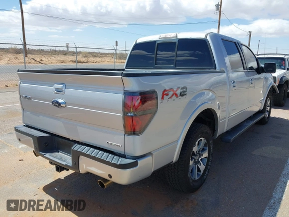 2014 Ford F-150 XL with VIN 1FTFW1CF2EKF90227, listed as a IAAI auction lot 41762047 with 106,927 mi miles. Bid and sale history available at carsss.com. Image 4.