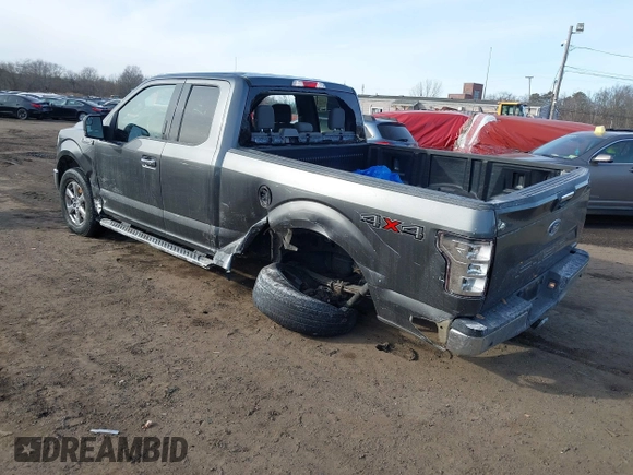 2018 Ford F-150 XL with VIN 1FTEX1EP7JFA75693, listed as a IAAI auction lot 41308249 with 75,747 mi miles and . Bid and sale history available at DreamBid. Image 3.