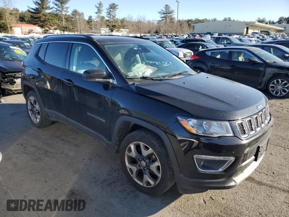 2018 Jeep Compass Limited with VIN 3C4NJDCB0JT245828, listed as a Copart auction lot 43236845 with 66,330 mi miles and Salvage Title. Bid and sale history available at DreamBid. Image 4.