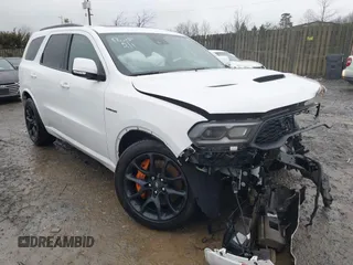 2022 Dodge Durango R/T with VIN 1C4SDJCTXNC230238, listed as a IAAI auction lot 41558021 with 16,868 mi miles and . Bid and sale history available at DreamBid. Image 1.
