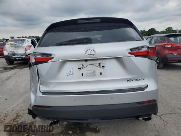 2017 Lexus NX 200t with VIN JTJYARBZ5H2083356, listed as a Copart auction lot 58215245 with 126,290 mi miles and Salvage title. Bid and sale history available at DreamBid. Image 6.