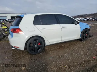 2017 Volkswagen Golf GTI S with VIN 3VW447AU7HM047418, listed as a Copart auction lot 49688035 with 158,034 mi miles and Salvage Title. Bid and sale history available at carsss.com. Image 3.