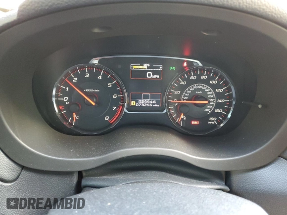 2019 Subaru WRX with VIN JF1VA1A62K9813422, listed as a Copart auction lot 46228885 with 73,255 mi miles and Salvage Title. Bid and sale history available at carsss.com. Image 9.