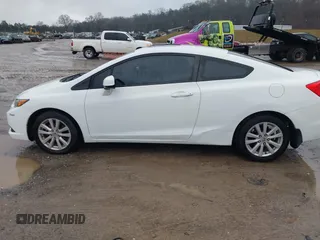 2012 Honda Civic Cpe EX-L with VIN 2HGFG3B09CH502883, listed as a IAAI auction lot 41571437 with 187,046 mi miles. Bid and sale history available at carsss.com. Image 14.