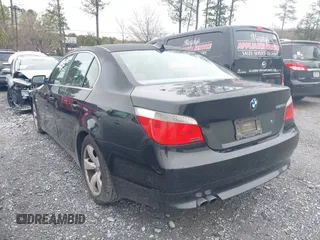2006 BMW 5 Series 525i with VIN WBANE53546CK91733, listed as a IAAI auction lot 41859244 with 158,367 mi miles. Bid and sale history available at carsss.com. Image 3.
