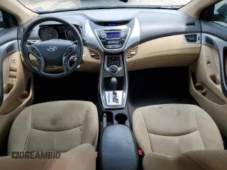 2013 Hyundai Elantra GLS with VIN KMHDH4AE5DU753769, listed as a Copart auction lot 58763055 with 108,331 mi miles and Salvage title. Bid and sale history available at DreamBid. Image 8.