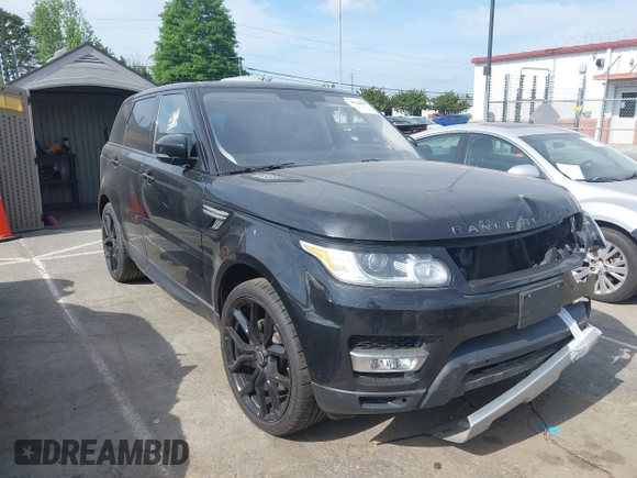 2014 Land Rover Range Rover Sport HSE with VIN SALWR2WF6EA328976, listed as a IAAI auction lot 42091857 with 135,407 mi miles. Bid and sale history available at carsss.com. Image 1.