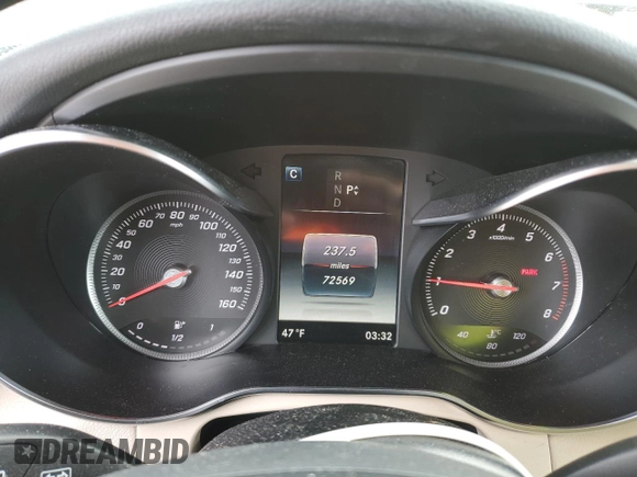 2017 Mercedes-Benz GLC with VIN WDC0G4KB7HV007392, listed as a Copart auction lot 45758665 with 72,569 mi miles and Salvage Title. Bid and sale history available at carsss.com. Image 9.