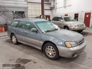 2001 Subaru Legacy Wagon Outback H6 L.L. Bean Edition with VIN 4S3BH806X17639659, listed as a IAAI auction lot 41384294 with 246,617 mi miles. Bid and sale history available at carsss.com. Image 1.
