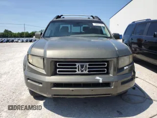2007 Honda Ridgeline RTL with VIN 2HJYK16557H504342, listed as a Copart auction lot 59057645 with 208,705 mi miles and Salvage title. Bid and sale history available at DreamBid. Image 5.
