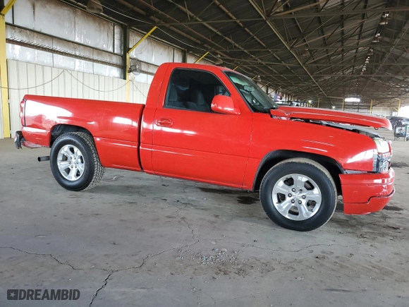 2006 Chevrolet Silverado 1500 Work Truck with VIN 3GCEC14X36G177673, listed as a Copart auction lot 48086615 with 187,787 mi miles and Clean Title. Bid and sale history available at carsss.com. Image 4.