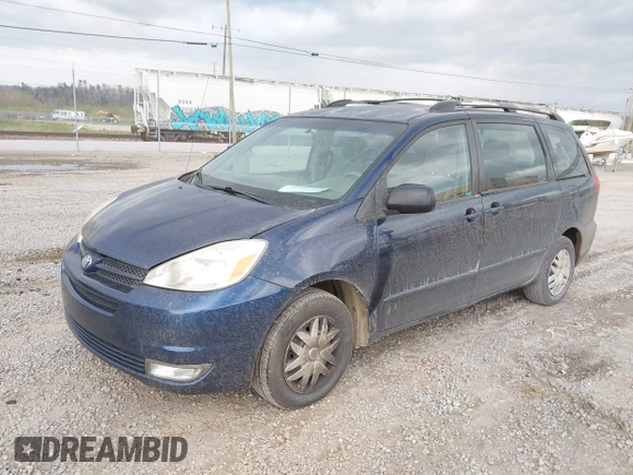 2005 Toyota Sienna CE with VIN 5TDZA23C55S381533, listed as a IAAI auction lot 42007324 with 221,520 mi miles and . Bid and sale history available at DreamBid. Image 2.