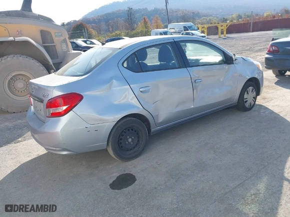 2019 Mitsubishi Mirage G4 ES with VIN ML32F3FJ3KHF08028, listed as a IAAI auction lot 40709127 with 65,398 mi miles. Bid and sale history available at carsss.com. Image 4.