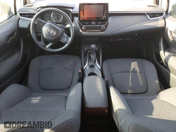 2022 Toyota Corolla LE with VIN 5YFEPMAE6NP295654, listed as a Copart auction lot 43652165 with 43,091 mi miles and Salvage Title. Bid and sale history available at carsss.com. Image 8.