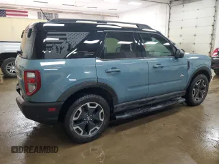 2021 Ford Bronco Sport Outer Banks with VIN 3FMCR9C69MRB27077, listed as a Copart auction lot 62323025 with 39,818 mi miles and Salvage title. Bid and sale history available at DreamBid. Image 3.
