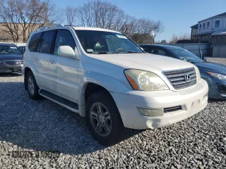 2007 Lexus GX with VIN JTJBT20X970138720, listed as a Copart auction lot 53390435 with 220,051 mi miles and Clean Title. Bid and sale history available at carsss.com. Image 4.