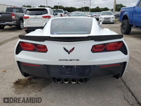 2019 Chevrolet Corvette Grand Sport 2LT with VIN 1G1YY2D71K5100492, listed as a Copart auction lot 74899774 with 0 mi miles and Non Repairable. Bid and sale history available at carsss.com. Image 6.