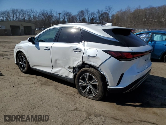 2024 Lexus RX with VIN 2T2BAMCA4RC067734, listed as a Copart auction lot 48736435 with 18,239 mi miles and Salvage Title. Bid and sale history available at carsss.com. Image 2.