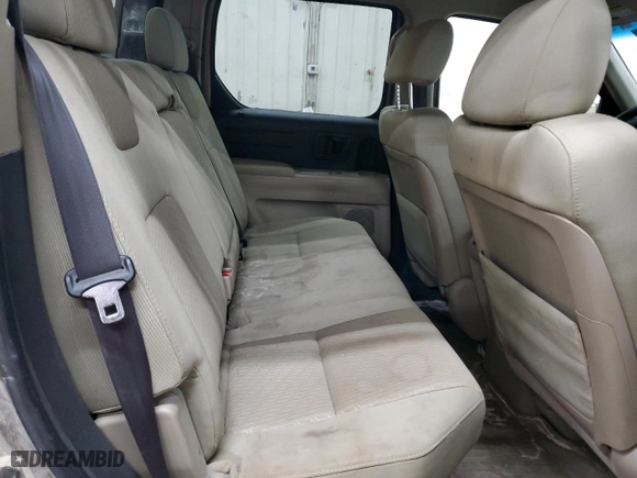 2011 Honda Ridgeline RTS with VIN 5FPYK1F46BB008015, listed as a Copart auction lot 47653875 with 157,547 mi miles and Salvage Title. Bid and sale history available at carsss.com. Image 10.