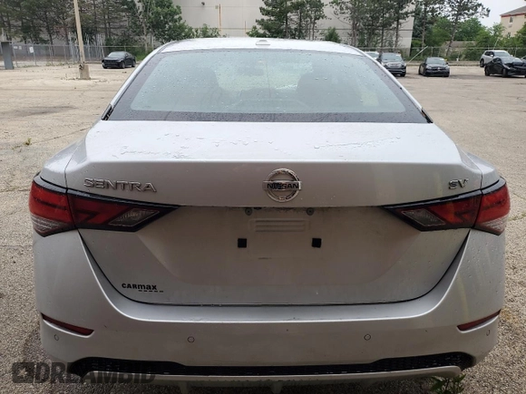 2021 Nissan Sentra SV with VIN 3N1AB8CV5MY304296, listed as a Copart auction lot 60737355 with 85,148 mi miles and Clean title. Bid and sale history available at DreamBid. Image 6.