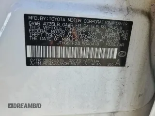 2020 Lexus IS 300 F Sport z VIN JTHG81F24L5040478, wystawiony jako Copart lot #61616525 z przebiegiem 69 672 mil mil oraz Szkoda całkowita • Salvage title. Historia ofert i sprzedaży dostępna na DreamBid. Obrazek 12.