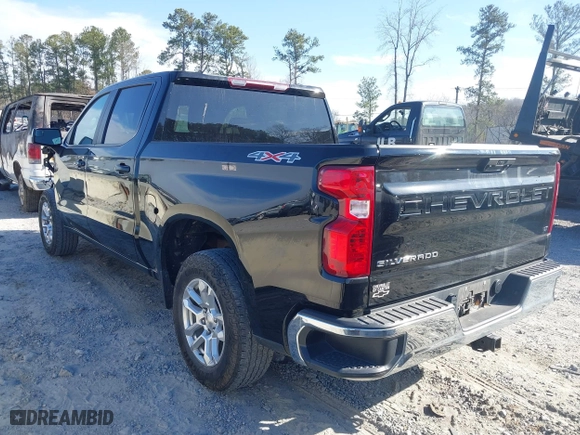 2022 Chevrolet Silverado 1500 LT with VIN 1GCPDKEKXNZ616770, listed as a IAAI auction lot 41685981 with 34,347 mi miles. Bid and sale history available at carsss.com. Image 14.