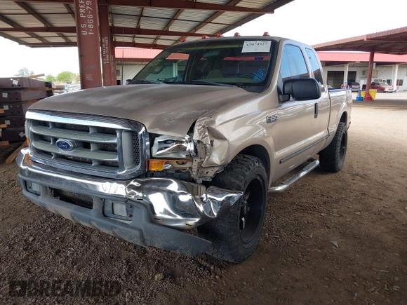 1999 Ford Super Duty F-250 XL with VIN 1FTNX20S3XED46555, listed as a IAAI auction lot 42074927 with 160,405 mi miles. Bid and sale history available at carsss.com. Image 17.