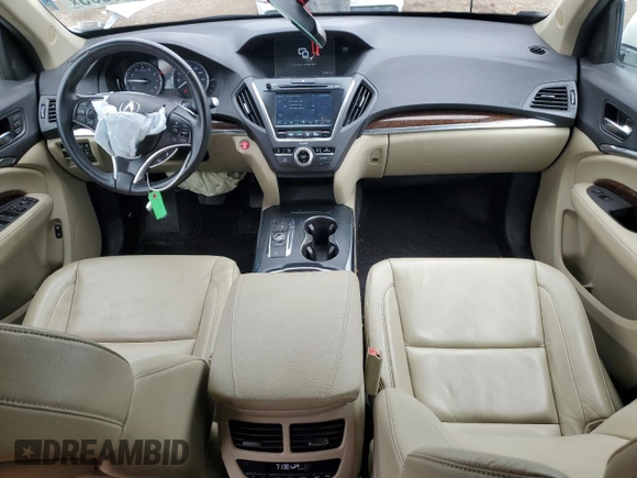 2018 Acura MDX Technology with VIN 5J8YD4H53JL008190, listed as a Copart auction lot 55620065 with 70,180 mi miles and Salvage title. Bid and sale history available at DreamBid. Image 8.