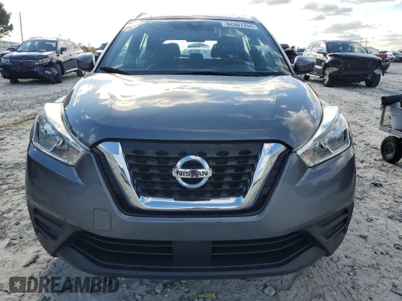 2020 Nissan Kicks SV with VIN 3N1CP5CV9LL535206, listed as a Copart auction lot 82087204 with 61,088 mi miles and Salvage Title. Bid and sale history available at carsss.com. Image 5.