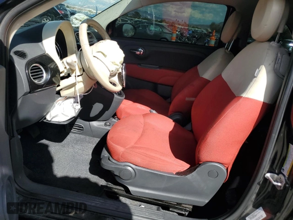 2015 FIAT 500 Pop with VIN 3C3CFFAR3FT508054, listed as a Copart auction lot 51841435 with 92,706 mi miles and Salvage title. Bid and sale history available at DreamBid. Image 7.