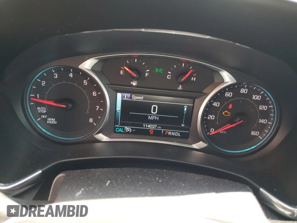 2018 Chevrolet Equinox LT with VIN 3GNAXSEVXJL372912, listed as a Copart auction lot 50336405 with 114,037 mi miles and Salvage Title. Bid and sale history available at carsss.com. Image 9.